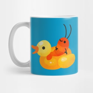 Cherry shrimp in the swimming pool Mug